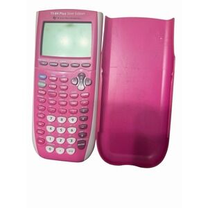 Texas Instruments TI-84 Plus Silver Edition Pink  Work Screen Has Dark Spot